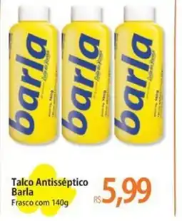 Atacadão Talco Antisséptico Barla Frasco oferta