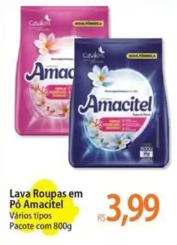 Atacadão Lava Roupas em Pó Amacitel oferta