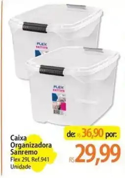 Atacadão Caixa Organizadora Sanremo oferta