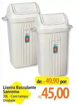 Atacadão Lixeira Basculante Sanremo oferta