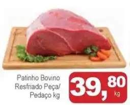 Mineirão Atacarejo Patinho Bovino Resfriado Peça/ Pedaço oferta