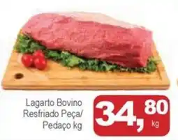 Mineirão Atacarejo Lagarto Bovino Resfriado Peça/ Pedaço oferta