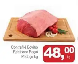 Mineirão Atacarejo Contrafilé Bovino Resfriado Peça/ Pedaço oferta