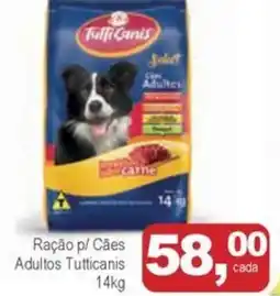 Mineirão Atacarejo Ração p/ Cães Adultos Tutticanis oferta