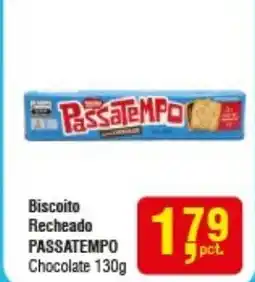 Higa Atacado Biscoito Recheado PASSATEMPO Chocolate oferta
