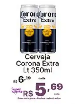 Super Lagoa Cerveja Corona Extra Lt oferta