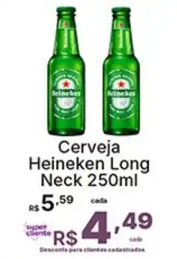 Super Lagoa Cerveja Heineken Long Neck oferta