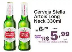 Super Lagoa Cerveja Stella Artois Long Neck oferta