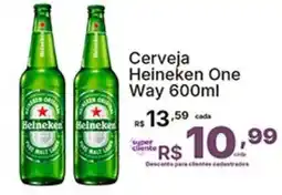 Super Lagoa Cerveja Heineken One Way oferta
