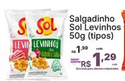 Super Lagoa Salgadinho Sol Levinhos oferta