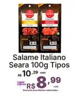 Super Lagoa Salame Italiano Seara Tipos oferta
