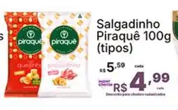 Super Lagoa Salgadinho Piraquê (tipos) oferta