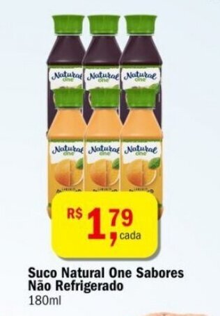 Ultrabox Suco Natural One Sabores Nao Refrigerado 180ml oferta
