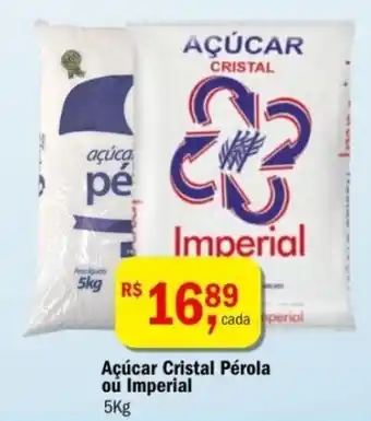 Ultrabox Acucar Cristal Perola ou Imperial 5kg oferta