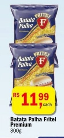Ultrabox Batata palha Fritei Premium 800g oferta