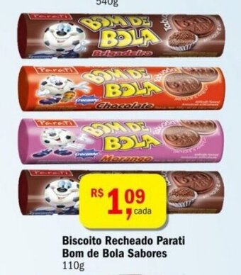 Ultrabox Biscoito Recheado Parati Bom de Bola Sabores 110g oferta