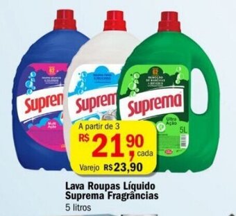 Ultrabox Lava roupas Liquido Suprema Fragrancias 5L oferta