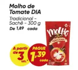 Dia Molho de Tomate DIA oferta