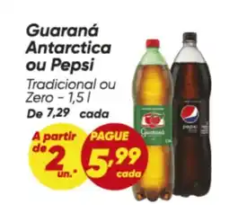 Dia Guaraná Antarctica ou Pepsi oferta