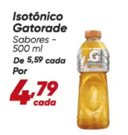 Dia Isotônico Gatorade Sabores oferta