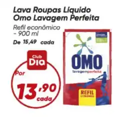 Dia Lava Roupas Líquido Omo Lavagem Perfeita oferta