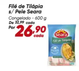 Dia Filé de Tilápia s/Pele Seara Congelado oferta