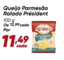 Dia Queijo Parmesão Ralado Président oferta