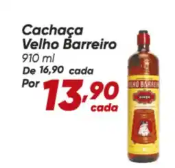 Dia Cachaça Velho Barreiro oferta