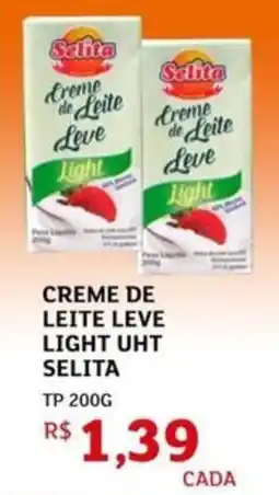 Assaí Atacadista Creme de leite leve light uht selita oferta