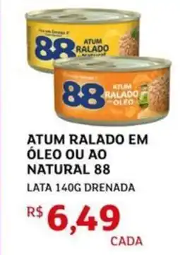 Assaí Atacadista Atum ralado em óleo ou ao natural 88 oferta