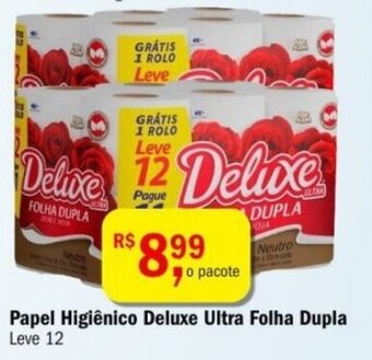 Ultrabox Papel Higiénico Deluxe Ultra Folha Dupla Leve 12 oferta
