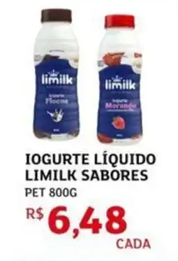 Assaí Atacadista Iogurte líquido limilk sabores pet oferta