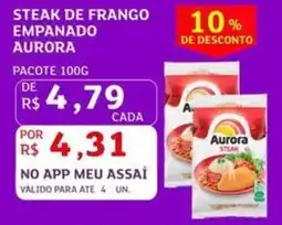 Assaí Atacadista Steak de frango empanado aurora oferta