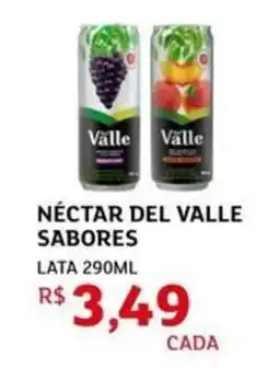 Assaí Atacadista Nectar del valle sabores lata oferta