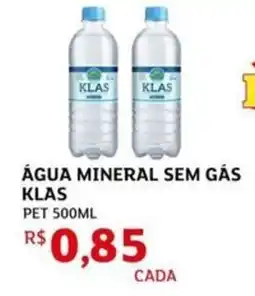 Assaí Atacadista Água mineral sem gás klas oferta