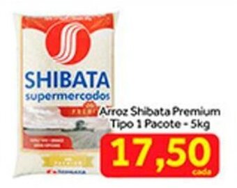 Shibata Supermercados Arroz Shibata Premium Tipo 1 pacote 5kg oferta