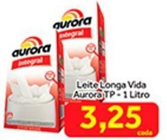 Shibata Supermercados Leite Longa Vida Aurora Tp 1L oferta