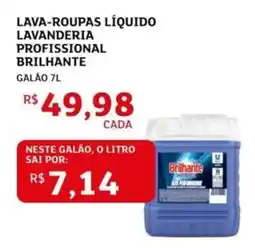 Assaí Atacadista Lava-roupas líquido profissional brilhante oferta