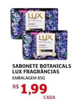 Assaí Atacadista Sabonete botanicals lux fragrâncias embalagem oferta