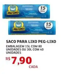 Assaí Atacadista Saco para lixo peg-lixo oferta
