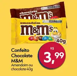 SuperPrix Confeito Chocolate M&M oferta