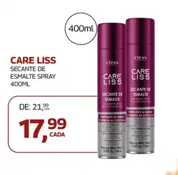 Lojas Rede Care liss secante de esmalte spray oferta