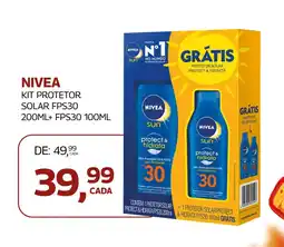 Lojas Rede Nivea kit protetor solar fps30 oferta