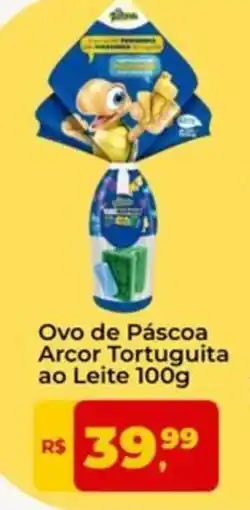 Tonin Superatacado Ovo de Páscoa Arcor Tortuguita ao Leite oferta