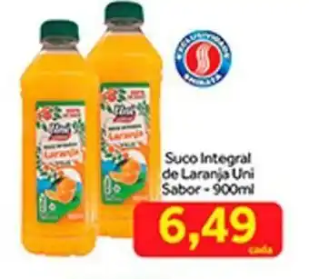 Shibata Supermercados Suco Integral de Laranja Uni Sabor 900ml oferta