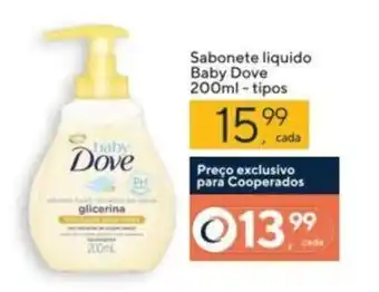 Sabonete Liquido baby Dove 200mltipos