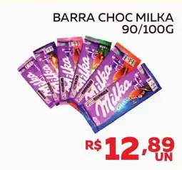 Lider Atacadista Barra choc milka oferta