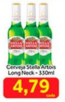 Shibata Supermercados Cerveja Stella Artois Long Neck 330ml oferta