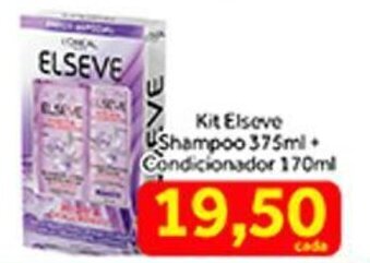 Shibata Supermercados Kit Elseve Shampoo 375ml + Condicionador 170ml oferta