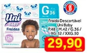 Shibata Supermercados Fralda Descartavel Uni Baby oferta